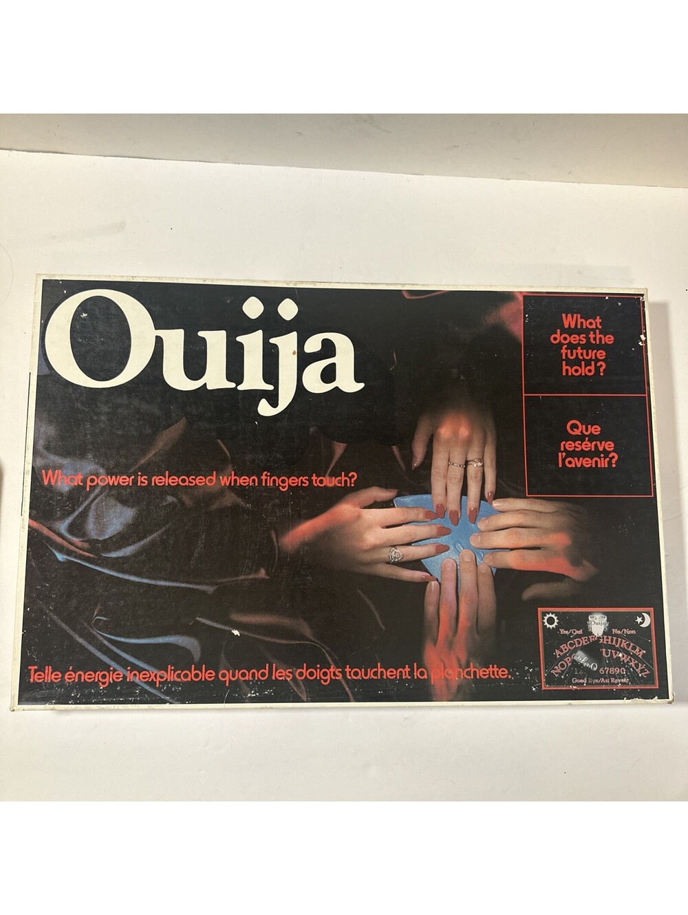 Ouija Board Game Canada Games 1980's rare black board very nice
